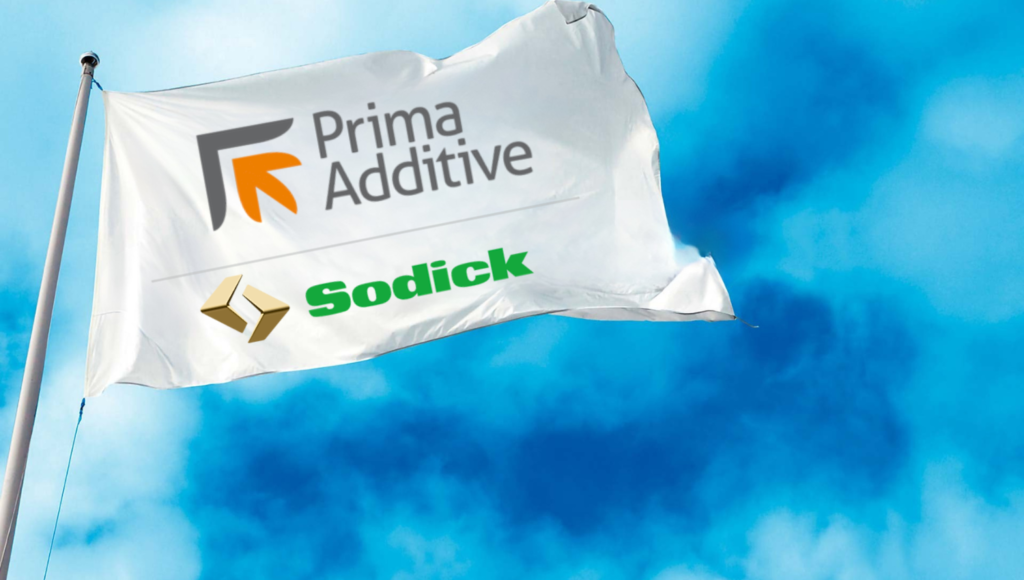 Prima Additive és Sodick megállapodása – Sajtóközlemény